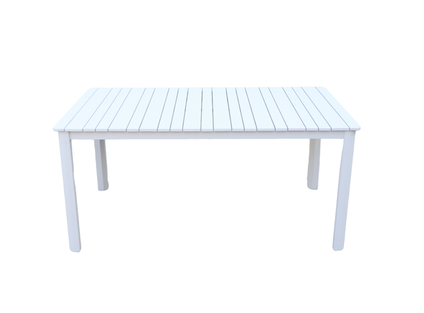 Naxos spisebord 160x95x74 cm Hvit 