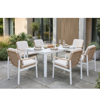 Naxos spisebord 173x95x74 cm Hvit